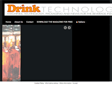 Tablet Screenshot of drinktechnologymag.com